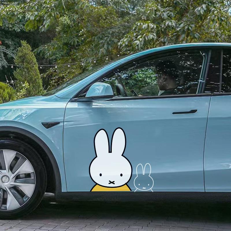 สติ๊กเกอร์ลายการ์ตูนกระต่ายมิฟ - Car Accessories On Amazon บทวิจารณ์และราคา